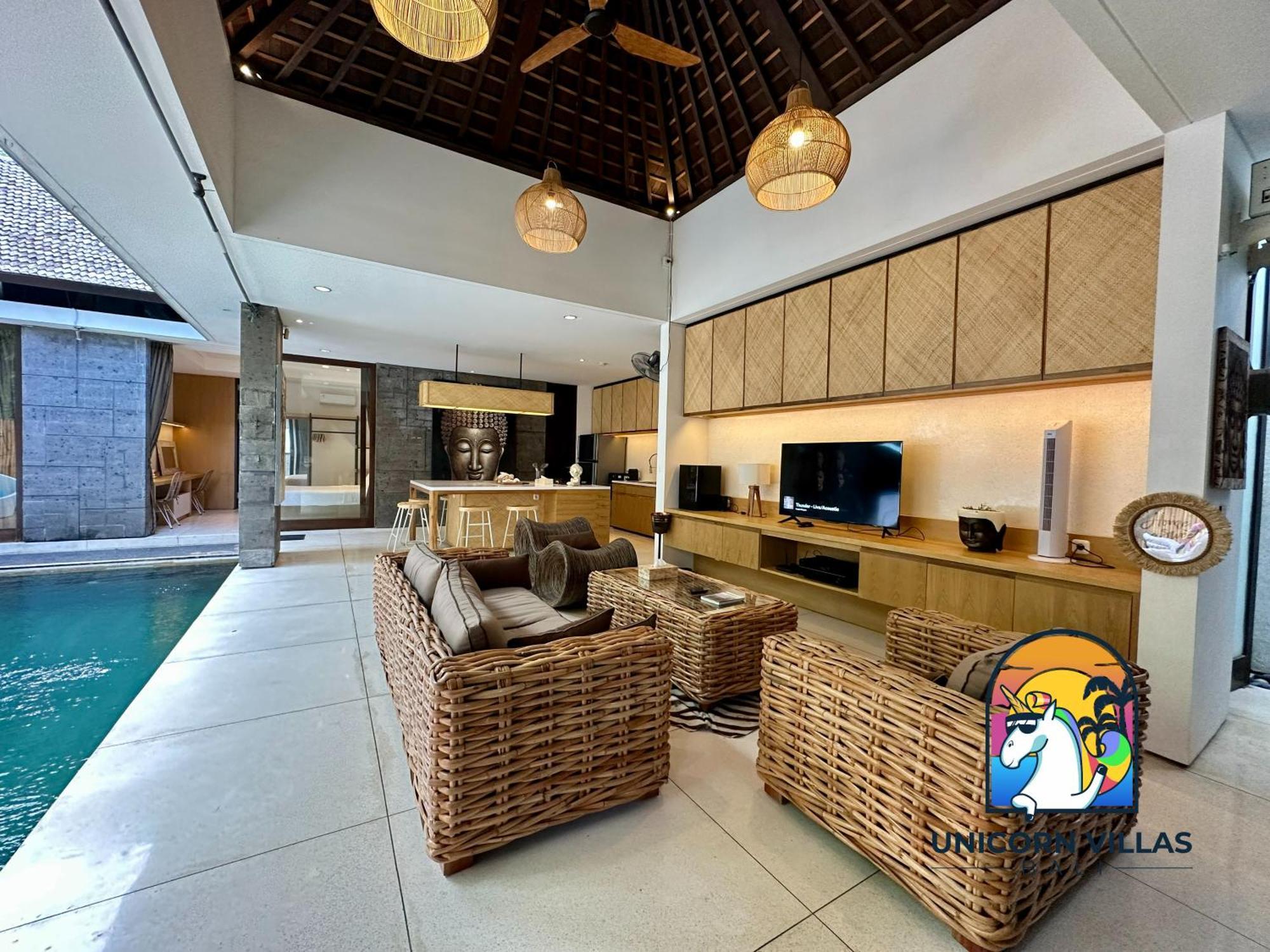 Villa Di Sawah - By Unicorn Villas Bali Kerobokan Eksteriør billede